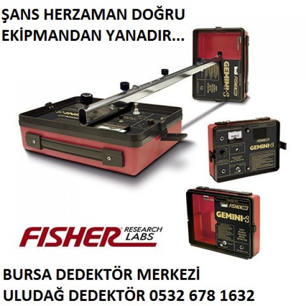 Fisher Gemini 3 Dedektör (Derin Define Dedektörü) 1 Fisher Gemini 3 Dedektör (Derin Define Dedektörü)
